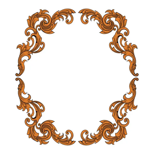 Kenarlık süsü çerçeve vektörü