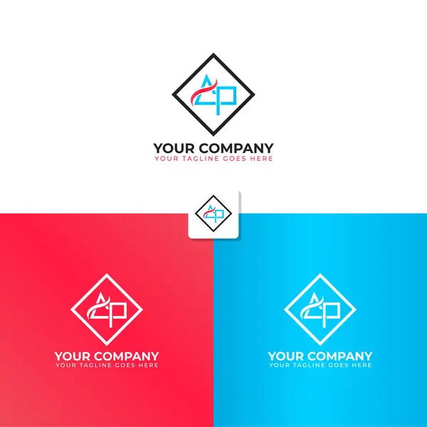 Modèle Logo Initials Pour Votre Entreprise Entreprise — Image vectorielle