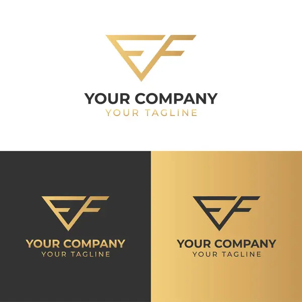 Logo Monograma Logo Inicial Logo Carta — Vector de stock