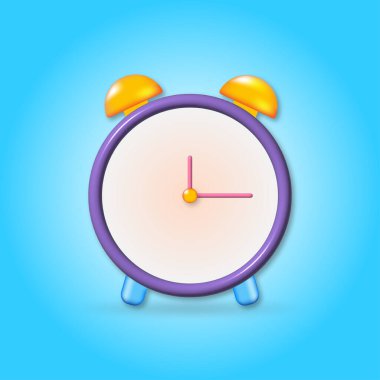 Okları olan 3B alarm saati 