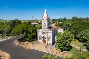 Serra Azul, So Paulo, Brezilya - 24 Nisan 2022: Kutsal Ruh Cemaati Serra Azul.
