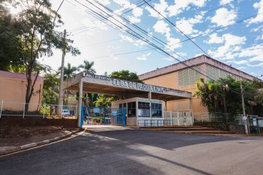 Ribeiro Preto Sao Paulo Brazil - 15 Haziran 2022: Elva De Padua Lima spor kompleksi, Ribeiro Preto şehrinde spor salonu.