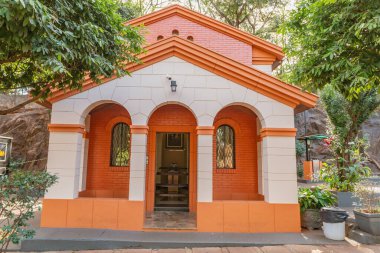 Ribeiro Preto Sao Paulo Brazil - 15 Haziran 2022: Ribeiro Preto şehrinden yedi kilise ve kilise seti.