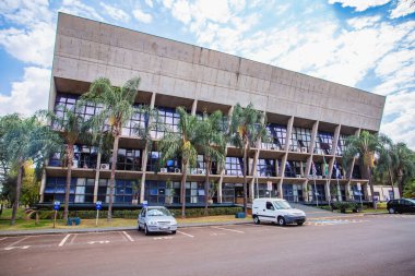 Ribeiro Preto Sao Paulo Brazil - 26 Ağustos 2022: Ribeiro Preto Şehir Konseyi binası, Şehir Konseyi.