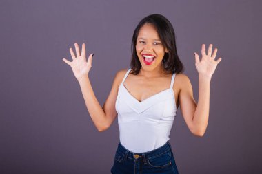 Kuzeydoğu Brezilya 'dan genç bir kadın. akım, inanılmaz, inanılmaz, şaşırtıcı.