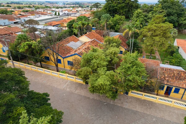 Brodowski Paulo ブラジル 2022年6月Circa Brodowski House Candido Portinariの空撮画像 — ストック写真