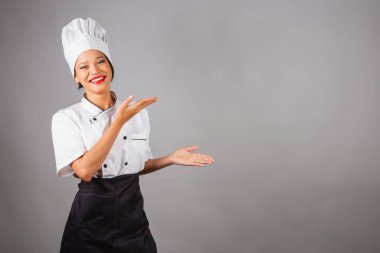 Şef, Brezilyalı aşçı, kuzeydoğu, doğru bir şey sunuyor, reklam..