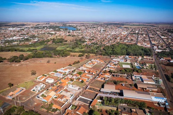stock image Guara, Sao Paulo,Brazil - Circa August 2022: Aerial view of Guara. City in the state of So Paulo.