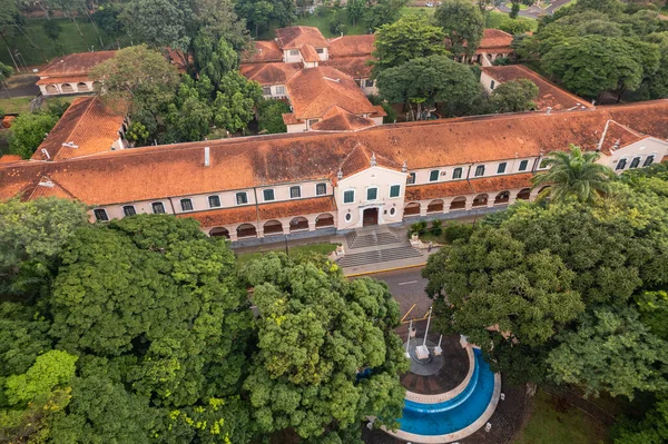 stock image Ribeiro Preto, So Paulo/Brazil - Circa February 2023:Aerial view of Sao Paulo University in Ribeirao Preto. Medicine