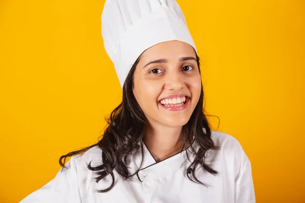 Brazylijka Szef Kuchni Gotowanie Zbliżenie Zdjęcie Selfie — Zdjęcie stockowe