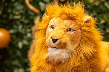 Orman temalı çocukların doğum günü süslemeleri.