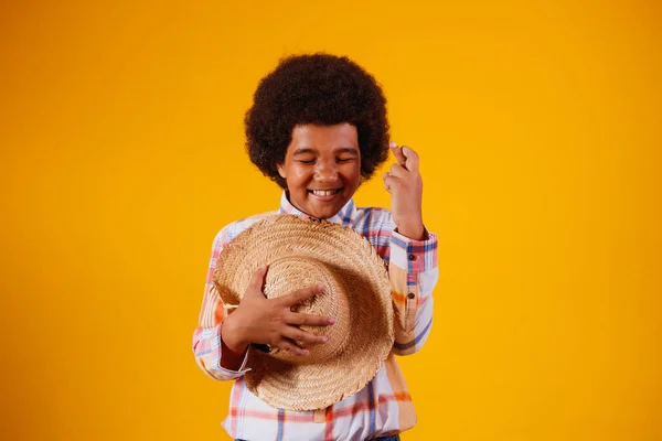 축제주니 전형적 소년의 — 스톡 사진