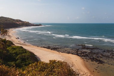Natal, Rio Grande do Norte, Brezilya - 12 Mart 2021: Praia da Pipa, Rio Grande do Norte