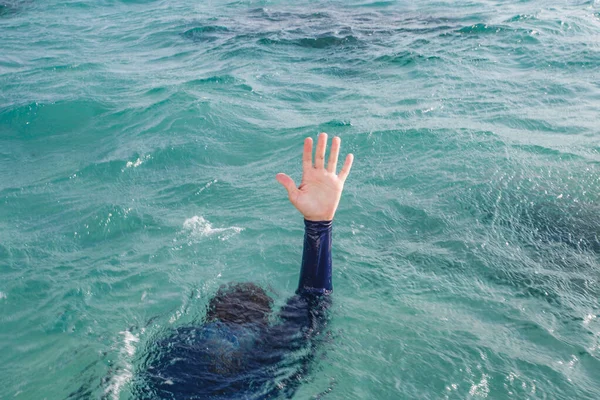 Photo Young Boy Vacation Swimming Goggles Sea Man Vacation Enjoying — Stock Photo, Image