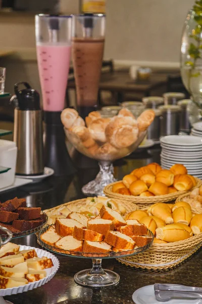 Завтрак Отеле Фруктами Банкетами — стоковое фото