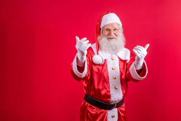 Papá Noel Ropa Típica Navidad — Foto de Stock