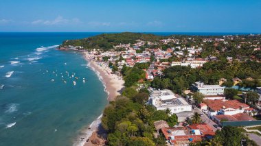 Natal, Rio Grande do Norte, Brezilya - 12 Mart 2021: Praia da Pipa, Rio Grande do Norte
