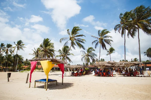 Natal, Rio Grande do Norte, Brazil - March 12 2021: Perobas Beach in Maracajau located in Rio Grande do Norte