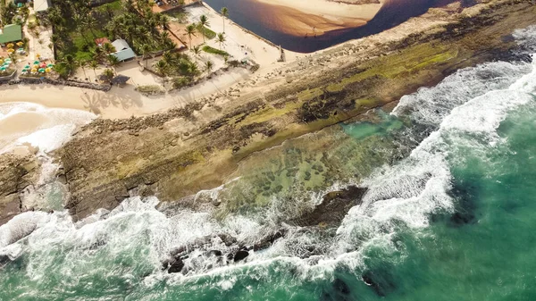 Luftbild Des Ozeans Hintergrund Natur — Stockfoto