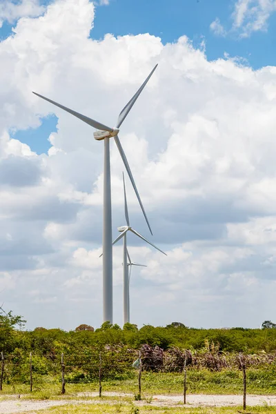Wind Energy Sustainability Sustainable Power Generators Vertical — Stock Photo, Image