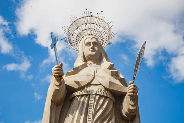 Santa Cruz Brazil March 2021 Largest Catholic Statue World Statue — Stock Photo, Image