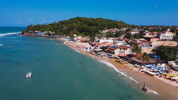 Natal Rio Grande Norte Brazylia Marca 2021 Plaża Pipa Rio — Zdjęcie stockowe