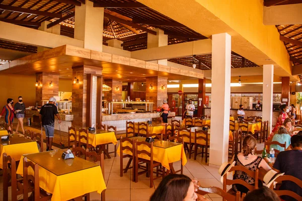Natal Rio Grande Norte ブラジル 2021年3月12日 リオグランデ ノルテ州ポルト市のミラマーレストラン — ストック写真