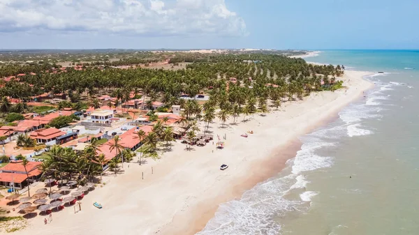 Natal Rio Grande Norte Brazylia Marca 2021 Plaża Perobas Maracajau — Zdjęcie stockowe