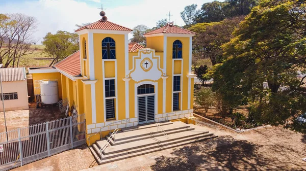 Lus Antonio Paulo Brasil Agosto 2021 Iglesia Parroquial Santa Luzia — Foto de Stock