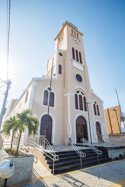 Santa Cruz Brasil Maret 2021 Citra Udara Gereja Paroki Santa — Stok Foto