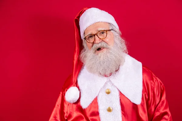 Santa Claus Noche Navidad Entrega Regalos Los Sueños Encantados Los —  Fotos de Stock
