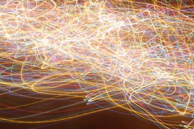 Renkli ışıklarla soyut arkaplan