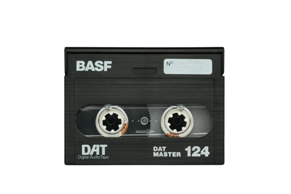 Sayısal ses kasedi (DAT) BASF DAT Master 124 Şeffaf katmanlı ön görünüm
