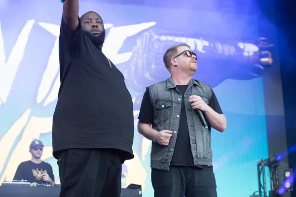 stock image Austin City Limits - Run The Jewels - Killer Mike and El P in concert