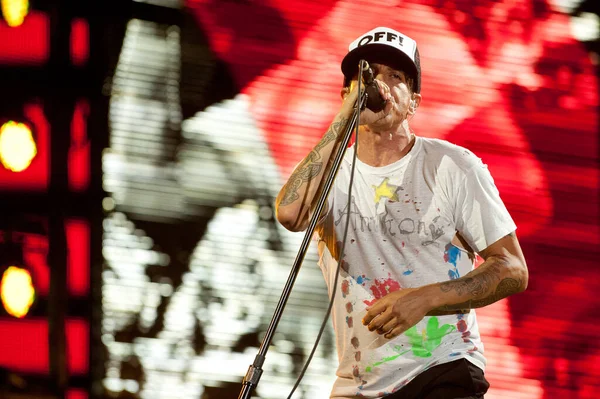 Austin City Limits Red Hot Chili Peppers Anthony Kiedis Flea — 스톡 사진