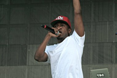 Bonnaroo Müzik ve Sanat Festivali - Kendrick Lamar konserde