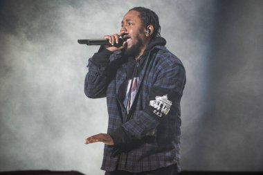 Austin City Limits - Kendrick Lamar in concert clipart