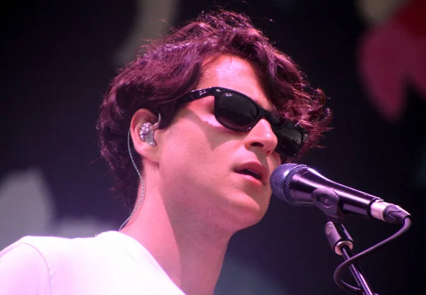 stock image The Bonnaroo Music and Arts Festival - Vampire Weekend in concert