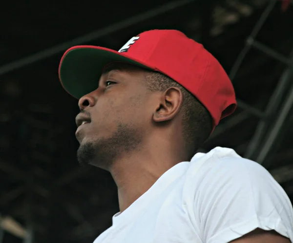 Bonnaroo Zenei Művészeti Fesztivál Kendrick Lamar Koncertje — Stock Fotó