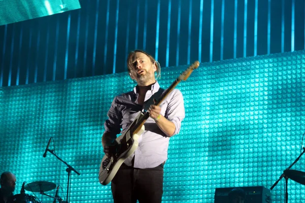 Coachella Radiohead Koncertě — Stock fotografie