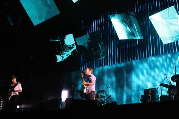 Coachella Radiohead Συναυλία — Φωτογραφία Αρχείου