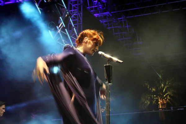 Coachella Florence Machine Florence Welch Concert — Stockfoto