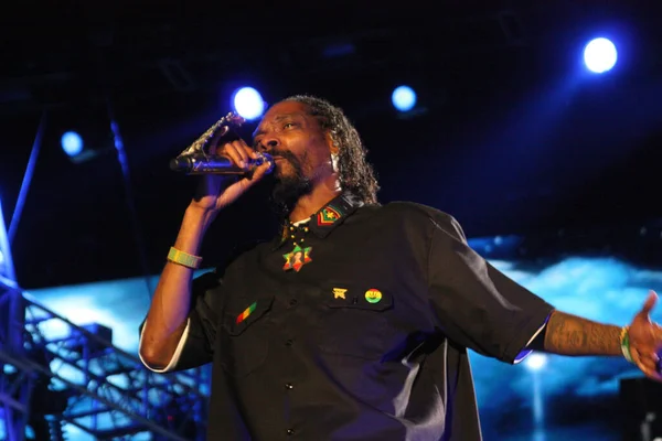 Coachella Dre Snoop Dogg Concerto — Fotografia de Stock