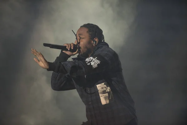 Austin City Limits Kendrick Lamar Koncertezik — Stock Fotó