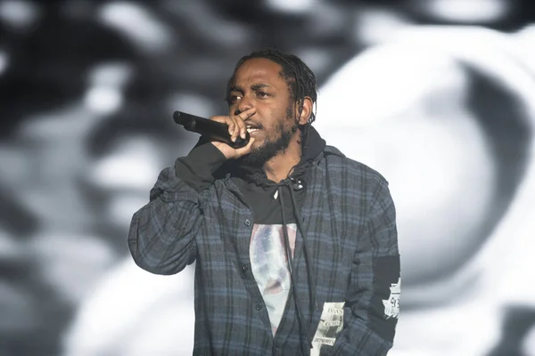 Austin City Limits Kendrick Lamar Koncercie — Zdjęcie stockowe