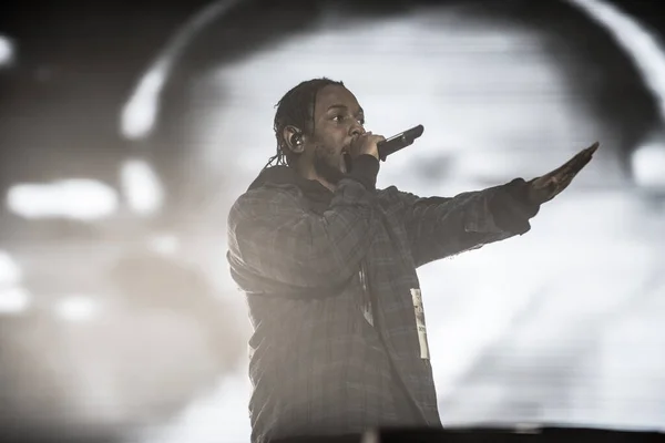 Austin City Limits Kendrick Lamar Concerto — Fotografia de Stock