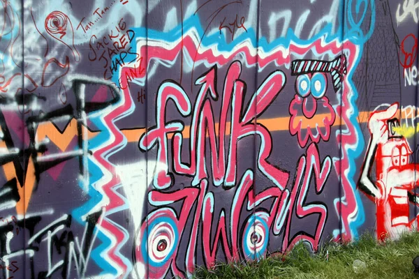 Het Bonnaroo Muziek Kunst Festival Graffiti Art — Stockfoto