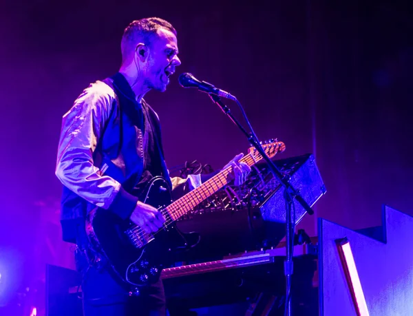 stock image The Bonnaroo Music and Arts Festival - M83 in concert