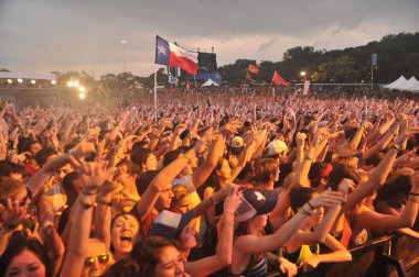 Austin City Limits - Crowds clipart