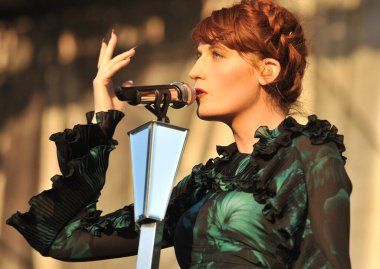 Austin City Limits - Florence and the Machine - FLorence Welch in concert clipart